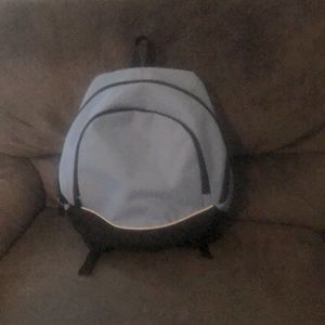 Carolina blue and black back pack